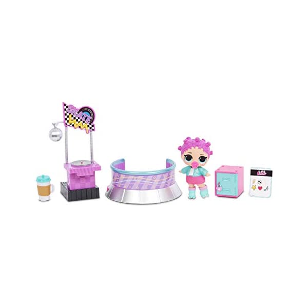 LOLサプライズ おもちゃ グッズ フィギュア 人形 ファッションドール L.O.L. Surprise! Furniture Roller Rink with...