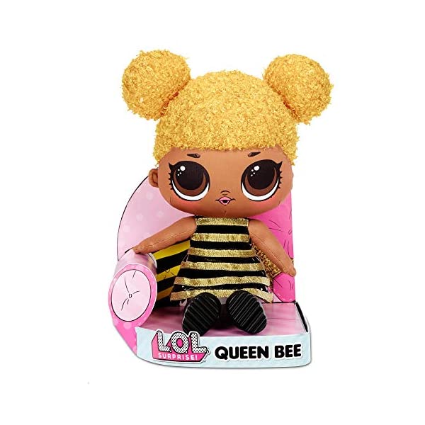 LOLサプライズ ぬいぐるみ おもちゃ グッズ フィギュア 人形 ファッションドール L.O.L. Surprise! Queen Bee Huggable, ...