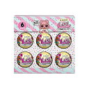 LOLサプライズ 6個セット おもちゃ グッズ フィギュア 人形 ファッションドール L.O.L. Surprise! Confetti Pop 6 Pack ...