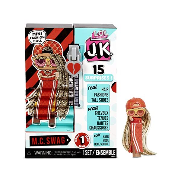 LOLサプライズ JKミニファッションドール おもちゃ グッズ フィギュア 人形 ファッションドール L.O.L. Surprise! JK M.C. Swag...