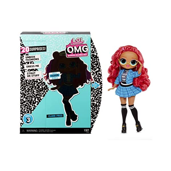 LOLサプライズ OMGファッションドールおもちゃ グッズ フィギュア 人形 ファッションドール L.O.L. Surprise! O.M.G. Series 3 Class Prez Fashion Doll with 20 Surprises