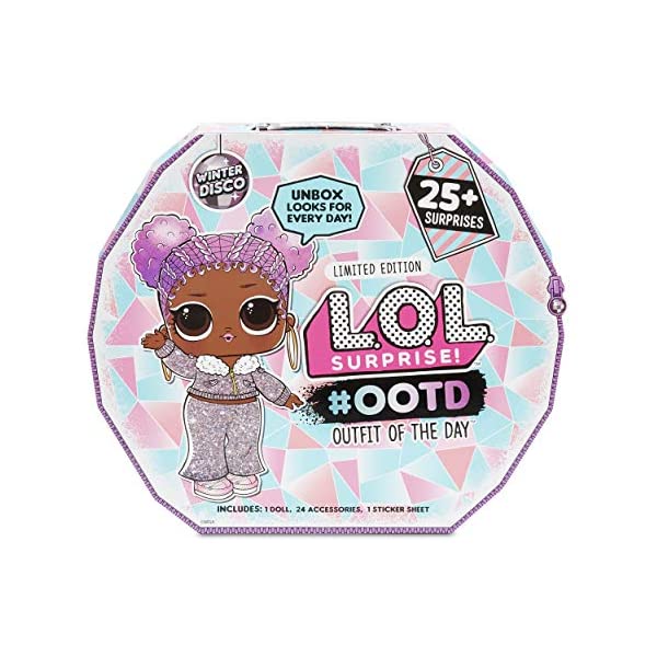 LOLサプライズ ウィンターディスコ おもちゃ グッズ フィギュア 人形 ファッションドール LOL Surprise OOTD Dolls Outfit Of The Day Winter Disco 25 Surprises Gift Set For Girl Kids Fashion and Fun Outfit Shoes And Accessories Great Christmas