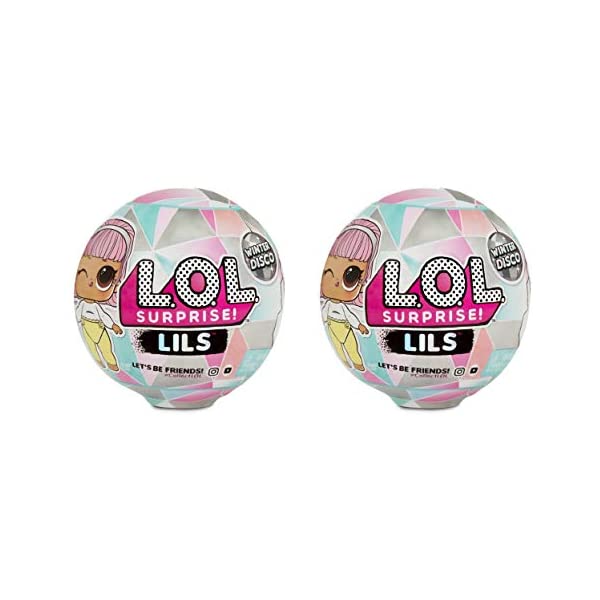 LOLサプライズ ウィンターディスコ 2個セット おもちゃ グッズ フィギュア 人形 ファッションドール L.O.L. Surprise Lils Winter...