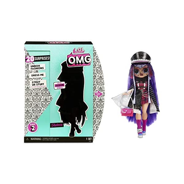 LOLサプライズ おもちゃ グッズ フィギュア 人形 ファッションドール L.O.L. Surprise! O.M.G. Shadow Fashion Doll with 20 Surprises