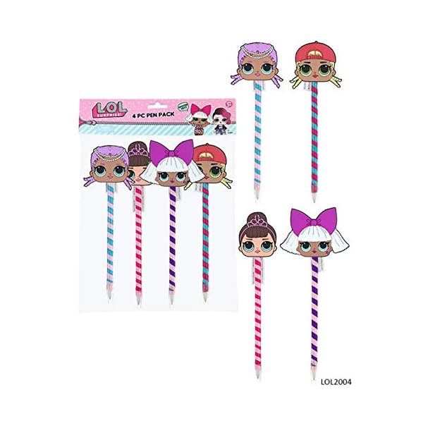 LOLサプライズ おもちゃ グッズ フィギュア 人形 ファッションドール LOL Surprise Party Supplies, 4PC Silicone P...