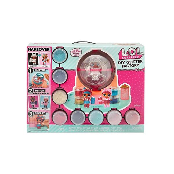 LOLサプライズ おもちゃ グッズ フィギュア 人形 ファッションドール L.O.L. Surprise DIY Glitter Factory Playset with Exclusive Doll
