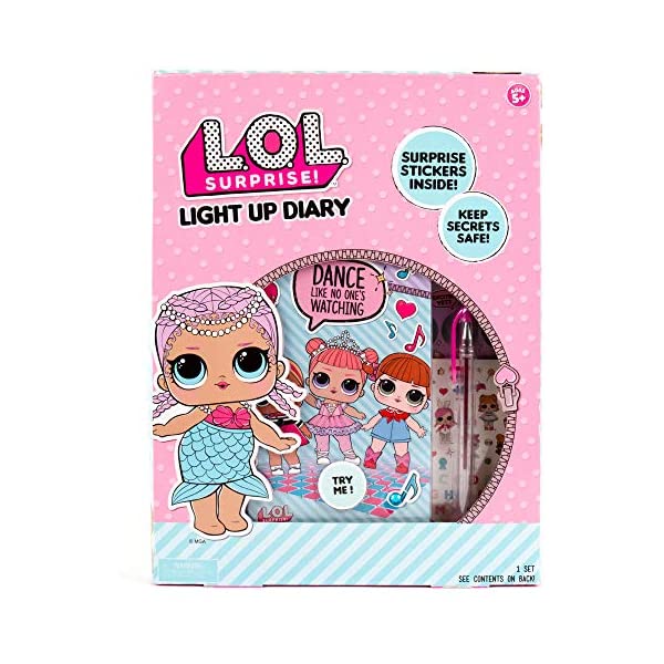 LOLサプライズ おもちゃ グッズ フィギュア 人形 ファッションドール L.O.L. Surprise! Light Up Diary By Horizon ...