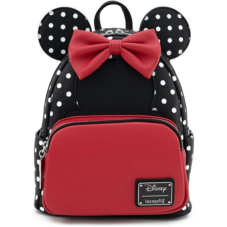 Loungefly Disney Minnie Mouse Polka Dot Women's Double Strap Shoulder Bag Purse