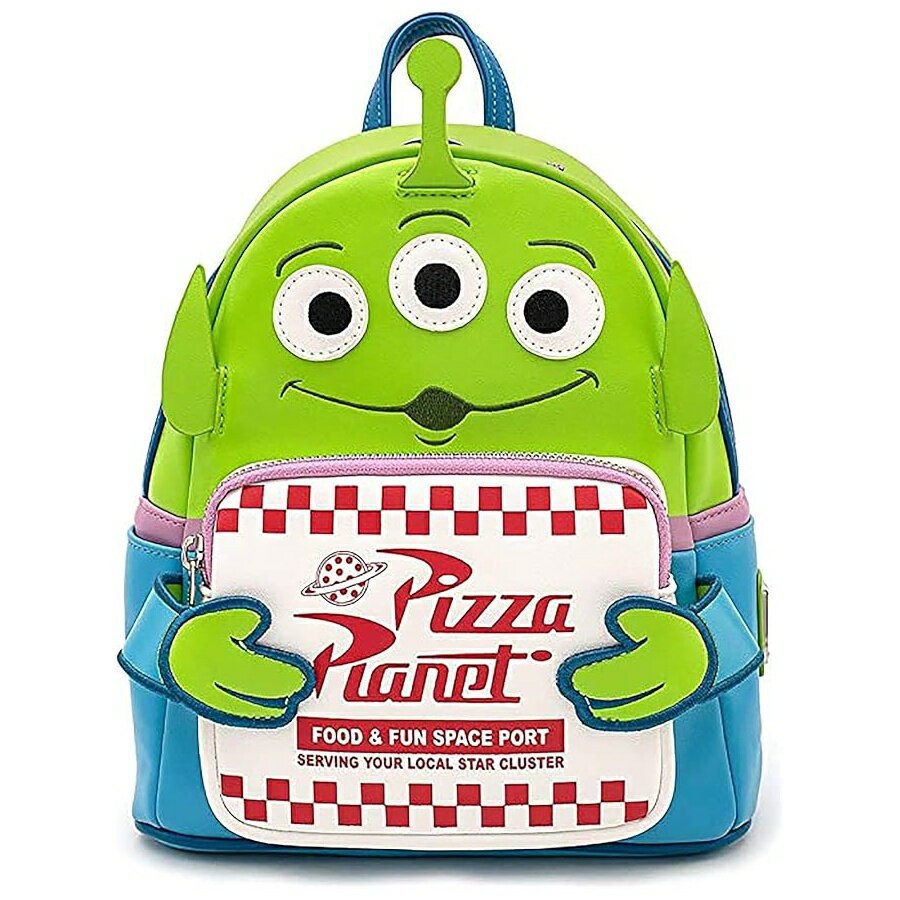 他の ラウンジフライ はこちら Loungefly Toy Story Pizza Planet Alien Mini Backpackラウンジフライ トイ ストーリー ピザ プラネット エイリアン ミニ バックパック発送までの目安5〜15日　営業日以内に発送※12月、連休等は物流が混雑し、遅延する場合がございます。予めご了承ください。 商　品　情　報 メーカー Loungefly 商品名（英語） Loungefly Toy Story Pizza Planet Alien Mini Backpack 商品名（翻訳） ラウンジフライ トイ ストーリー ピザ プラネット エイリアン ミニ バックパック 商品詳細 ・外側は合成皮革・湿らせた布で拭いてください。輸入品。・寸法: 幅: 9 インチ x 高さ: 10.5 インチ x 奥行き: 4.5 インチ・このフェイクレザーのバックパックには、プリント、刺繍、アップリケのディテールが含まれています。・内側の裏地にはピザ プラネットのロゴが全体にプリントされています。 ※メーカーより頂いた商品説明を翻訳しております。翻訳による差異はご了承ください。 ◆ 様々なギフトシーンにぴったりの商品を豊富に取り揃えております ◆ プレゼント　ギフト　クリスマス　母の日　父の日　記念日　誕生日　お誕生日　誕生日プレゼント　敬老の日　記念品　結婚記念日　メモリアルギフト　お祝い　出産祝い　結婚式　結婚祝い　御祝　披露宴　引き出物　引出物　ウェディングギフト　ブライダルギフト　景品　賞品　コンペ景品　ゴルフコンペ　粗品　お中元　御中元　お歳暮　御歳暮　残暑見舞い　引越し　引っ越し祝い　引越し祝い　贈答品　入園祝い　入学祝い　卒業祝い　成人式　就職祝い　昇進祝い　定年退職記念　還暦祝い　卒業記念品　内祝　お返し　お礼　御礼　お祝い返し
