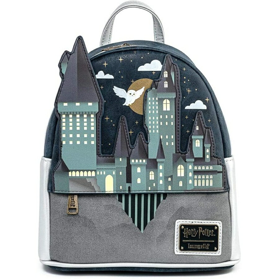 Loungefly Harry Potter Hogwarts Castle Hedwig Women's Double Strap Shoulder Bag Purse