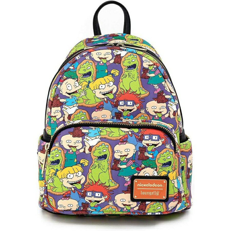 Loungefly Rugrats All Over Print Women's Double Strap Shoulder Bag Purse