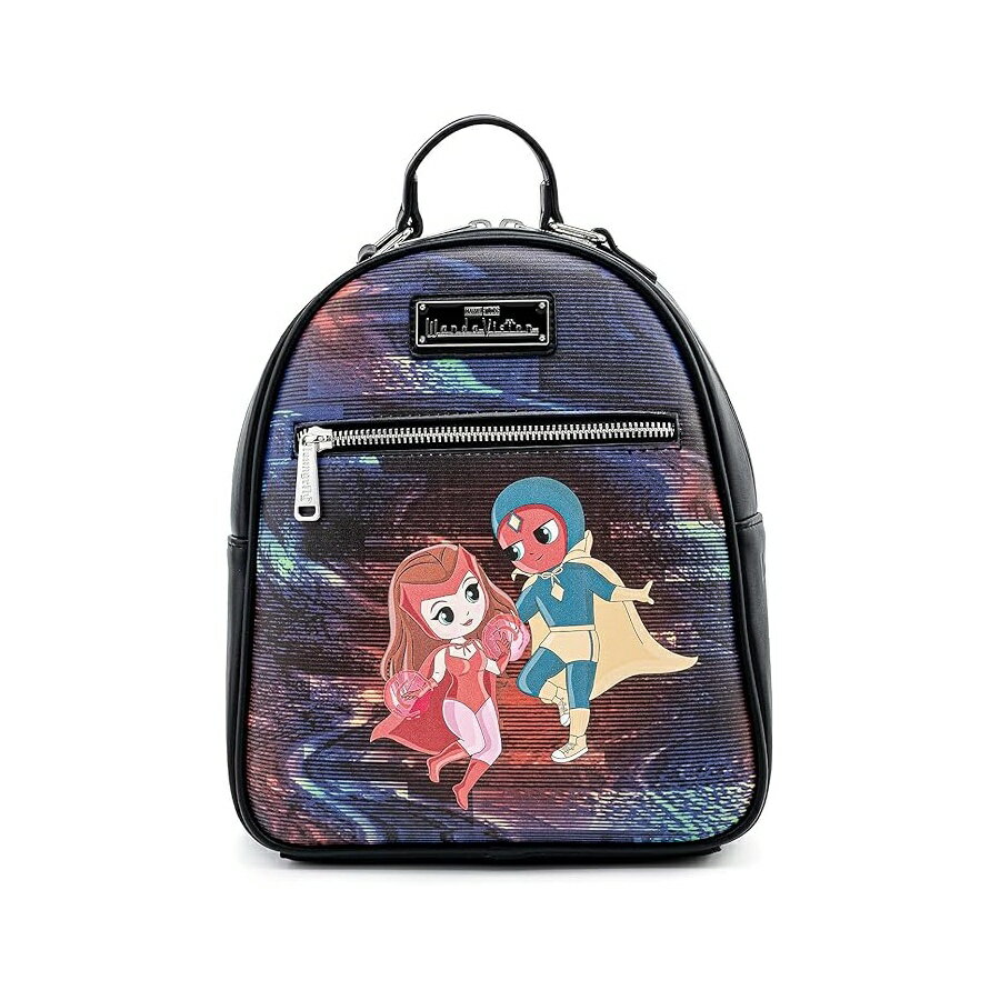 Loungefly Marvel Wanda Vision Chibi Women's Double Strap Shoulder Bag Purse