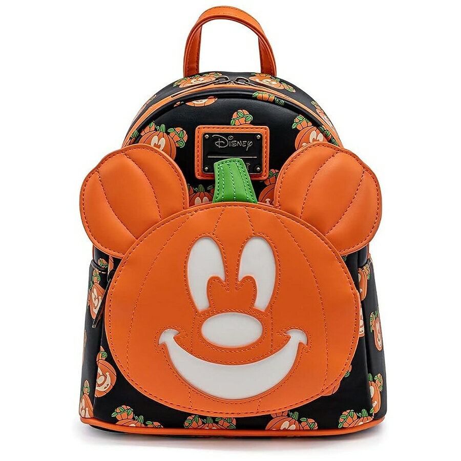 Loungefly Disney Mickey-O-Lantern Women's Double Strap Shoulder Bag Purse