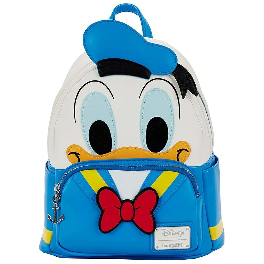 Rakuten - Loungefly ディズニー ドナルドダック コスプレ ミニ バックパック 財布 Loungefly Disney Donald Duck Cosplay Mini Backpack Purse