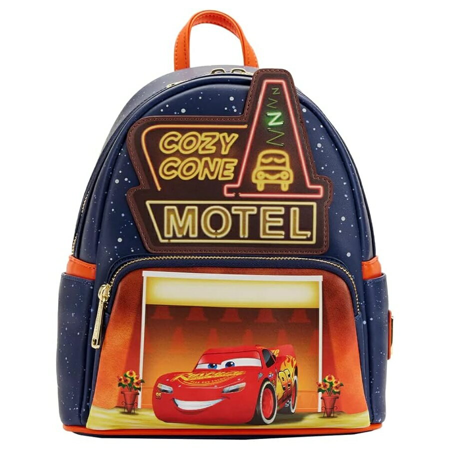 Loungefly ディズニー ピクサー モーメンツ カーズ コージー コーン レディース ダブルストラップ ショルダーバッグ 財布 Loungefly Disney Pixar Moments Cars Cozy Cone Womens Double Strap Shoulder Bag Purse