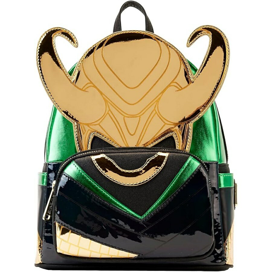 ラウンジフライ マーベル シャイン ロキ ミニ バックパック スタンダード Loungefly Marvel Shine Loki Mini Backpack Standard