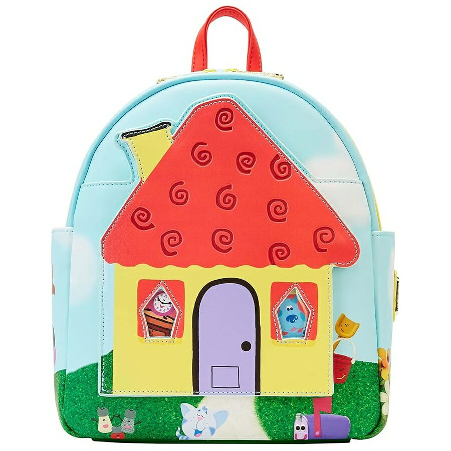 Other - ラウンジフライ ブルース ク??ルーズ オープン ハウス ダブル ストラップ ショルダー バッグ Loungefly Blues Clues Open House Double Strap Shoulder Bag