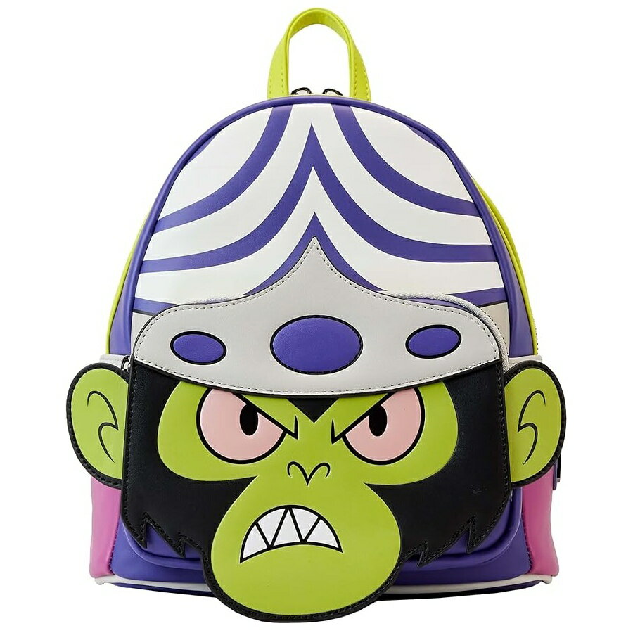 Rakuten - Loungefly カートゥーン ネットワーク パワーパフ ガールズ モジョ ジョジョ コスプレ ミニ バックパック スタンダード Loungefly Cartoon Network Powerpuff Girls Mojo Jojo Cosplay Mini Backpack Standard