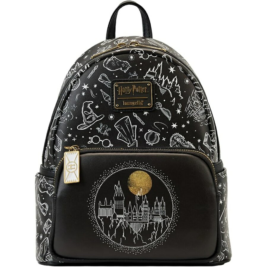 Loungefly Harry Potter All Over Print Women's Double Strap Shoulder Bag Purse