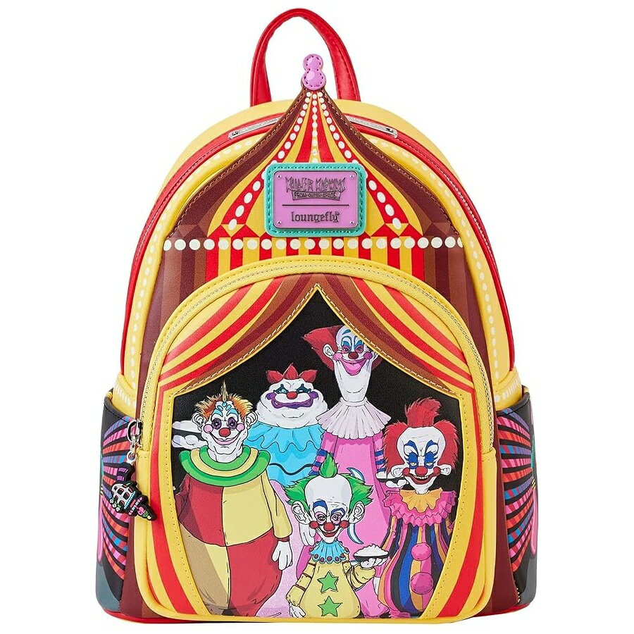 Rakuten - ラウンジフライ キラー クラウンズ フロム アウター スペース ミニ バックパック Loungefly Killer Klowns from Outer Space Mini Backpack