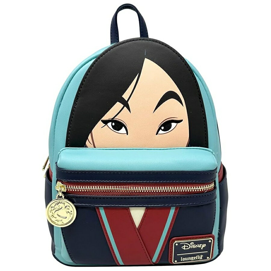 Loungefly ディズニー ムーラン コスプレ レディース ダブルストラップ ショルダーバッグ 財布 Loungefly Disney Mulan Cosplay Womens Double Strap Shoulder Bag Purse