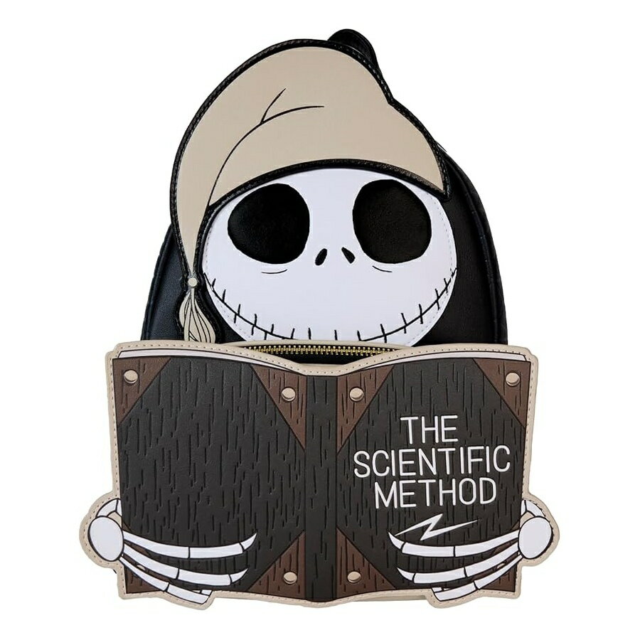 Loungefly Disney Nightmare Before Christmas Bedtime Jack Scientific Method Women's Double Strap Shoulder Bag Purse