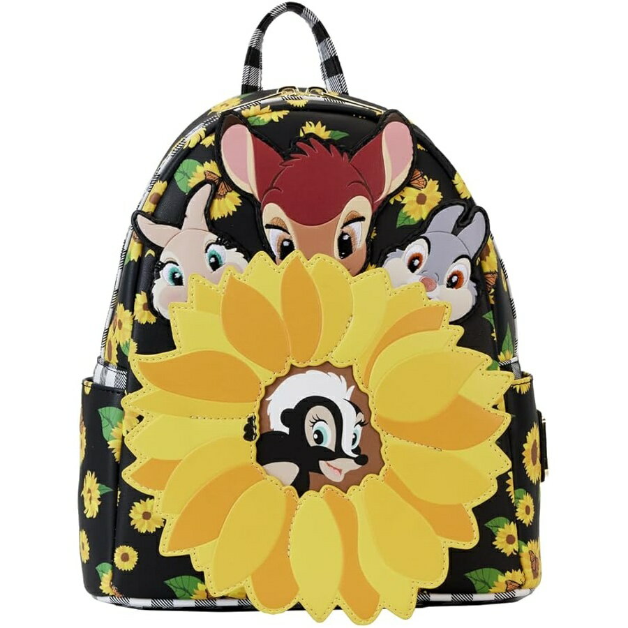 其它 - ラウンジフライ ディズニー バンビ ひまわりフレンズ ミニ バックパック バッグとアクセサリー スタンダード Loungefly Disney Bambi Sunflower Friends Mini Backpack Bags and Accessories Standard
