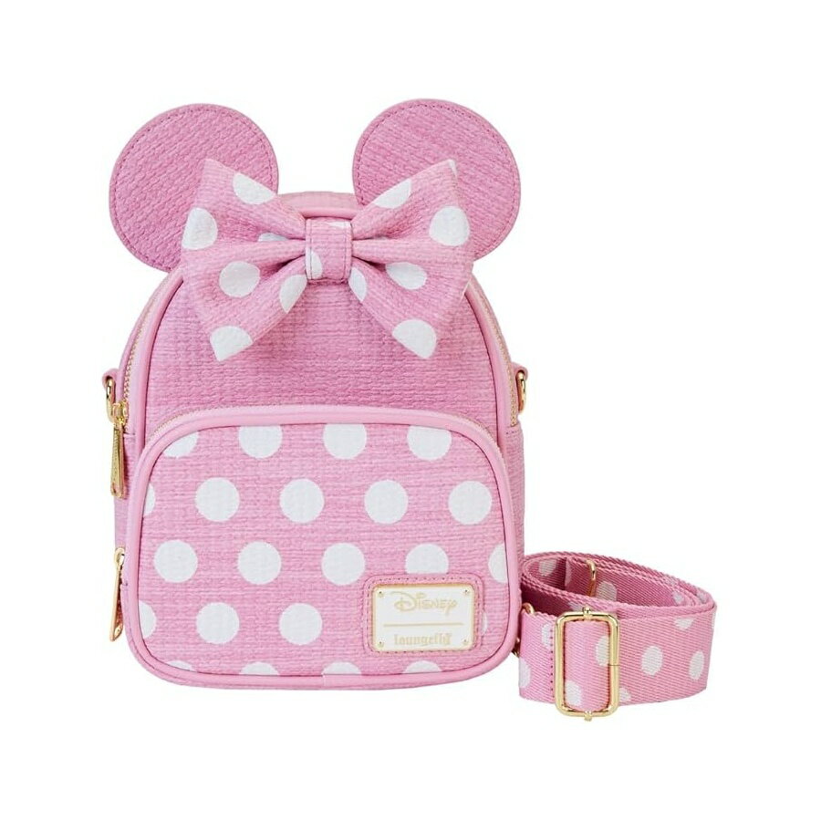 ラウンジフライ ディズニー ミニー ストロー MINI コンバーチブル バッグ Loungefly Disney Minnie Straw MINI Convertible Bag