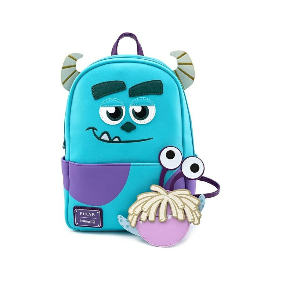 Loungefly ディズニー サリー ブーポーチ付き コスプレ レディース ダブルストラップ ショルダーバッグ 財布 Loungefly Disney Sully with Boo Pouch Cosplay Womens Double Strap Shoulder Bag Purse