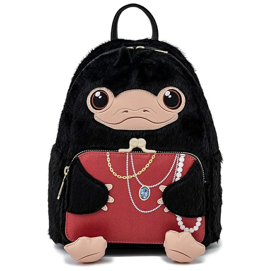 Loungefly ファンタスティック・ビースト ニフラー コスプレ レディース ダブルストラップ ショルダーバッグ 財布 Loungefly Fantastic Beasts Niffler Cosplay Womens Double Strap Shoulder Bag Purse