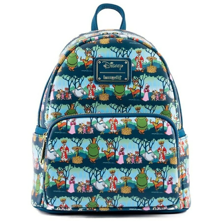 Loungefly Disney Robin Hood Sherwood All Over Print Women's Double Strap Shoulder Bag Purse