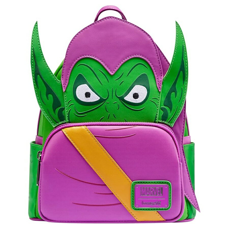 乐天商城 - Loungefly Marvel: グリーン ゴブリン コスプレ バックパック マルチカラー Loungefly Marvel: Green Goblin Cosplay Backpack, , Multicolor