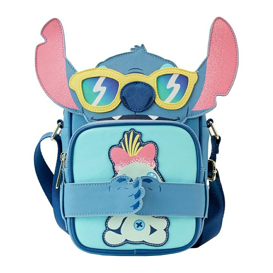 ラウンジフライ ディズニー ステッチ ビーチデイ クロスボディバッグ Loungefly Disney Stitch Beach Day Crossbody Bag