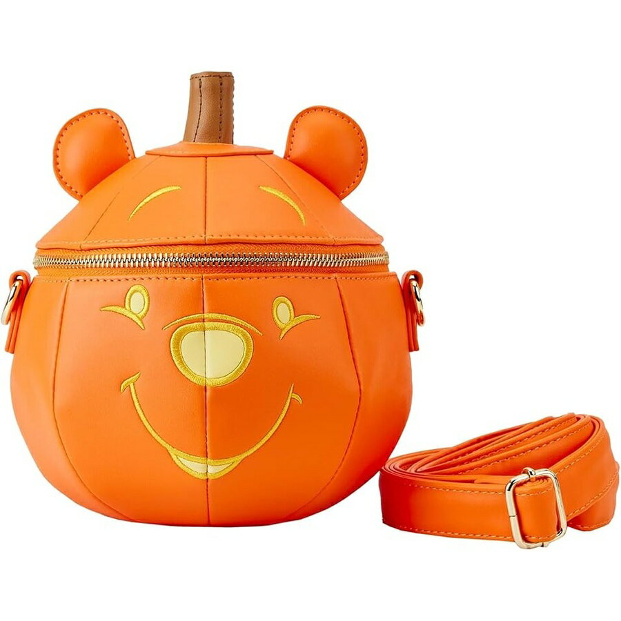樂天商城 - ラウンジフライ ディズニー くまのプーさん パンプキン クロスボディ Loungefly Disney Winnie The Pooh Pumpkin Crossbody