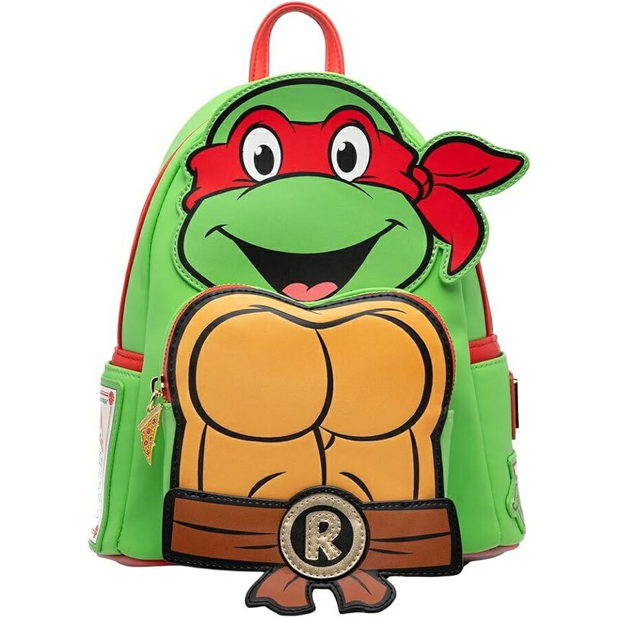 Rakuten - Loungefly ニコロデオン TMNT ラファエル コスプレ レディース バックパック Loungefly Nickelodeon TMNT Raphael Cosplay Women's Backpack