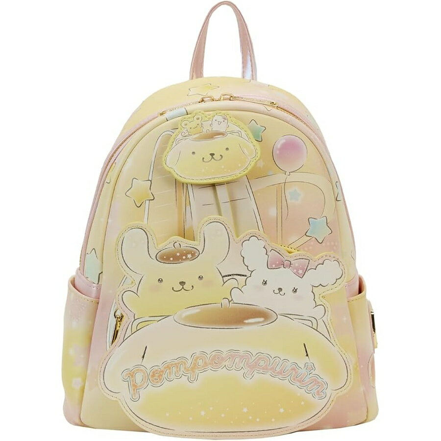 Other - ラウンジフライ サンリオ ポムポムプリンカーニバル ダブルストラップショルダーバッグ Loungefly Sanrio Pompompurin Carnival Double Strap Shoulder Bag