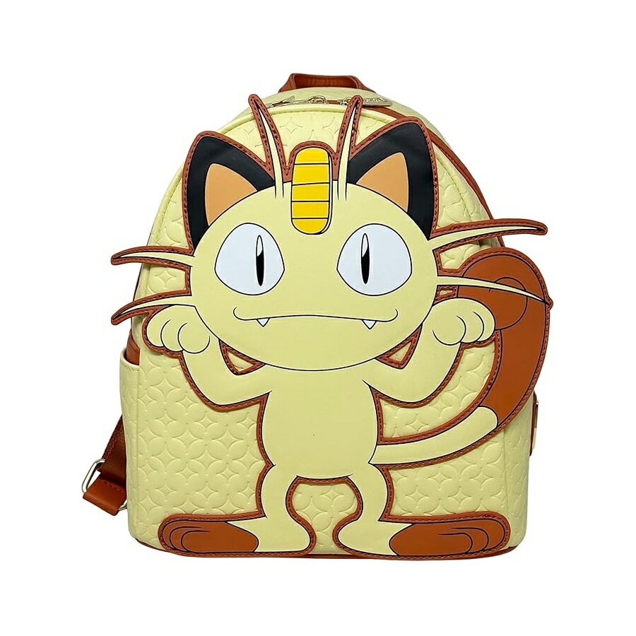 Loungefly ポケモン ニャース コスプレ レディース ダブルストラップ ショルダーバッグ 財布 Loungefly Pokemon Meowth Cosplay Womens Double Strap Shoulder Bag Purse