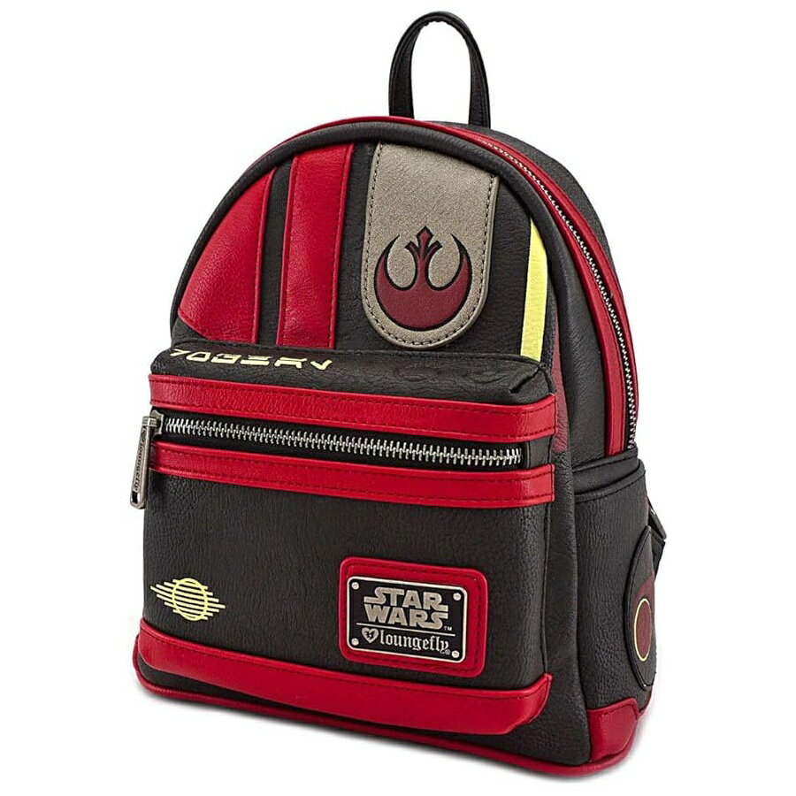 Loungefly 스타 워즈 마지막 제다이 포 다메론 미니 코스프레 배낭 Loungefly Star Wars The Last Jedi Poe Dameron Mini Cosplay Backpack