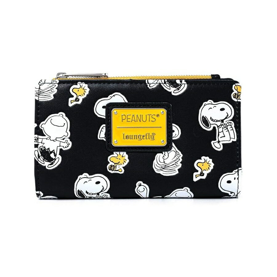 ラウンジフライ ピーナッツ スヌーピーとウッドストック 総柄ウォレット Loungefly Peanuts Snoopy and Woodstock All Over Print Wallet