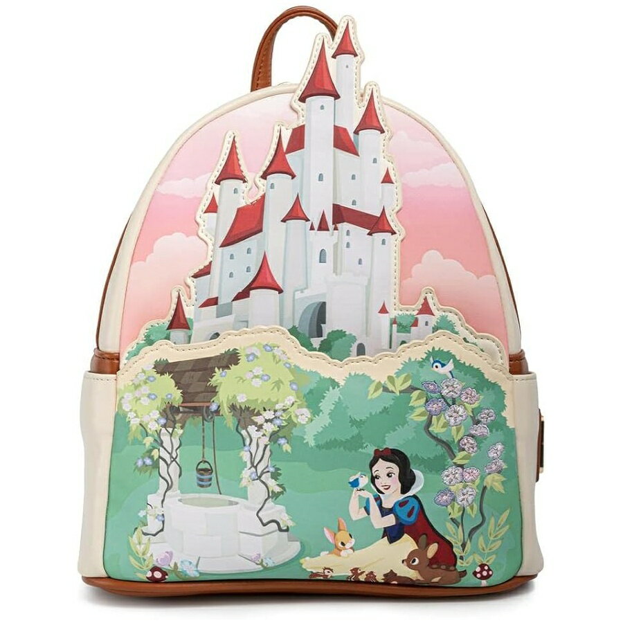 Loungefly Disney Snow White Castle Series Women's Double Strap Shoulder Bag Purse