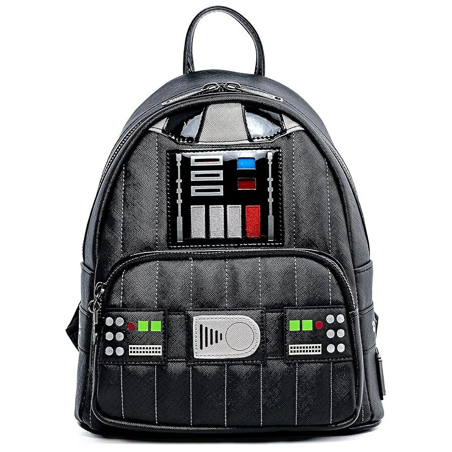 Loungefly Women's Star Wars Darth Vader Light Up Cosplay Double Strap Shoulder Bag Purse