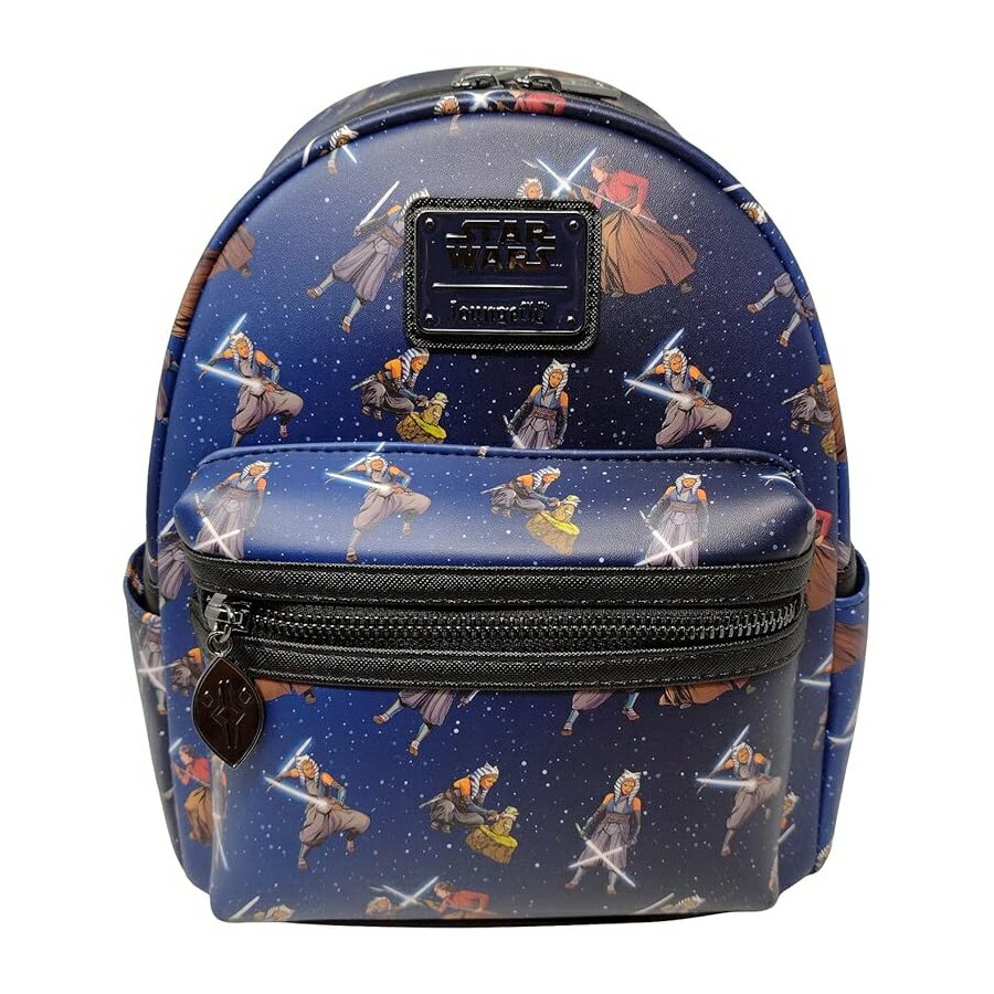 Loungefly Star Wars Ahsoka Tano and Grogu the Mandalorian Women's Double Strap Shoulder Bag Purse