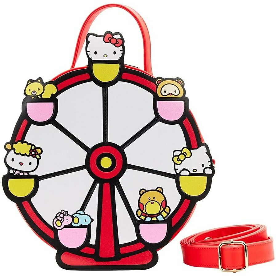ラウンジフライ ハローキティ ショルダーバッグ HK & Friends Carnival Loungefly Hello Kitty sac ? bandouli?re HK & Friends Carnival