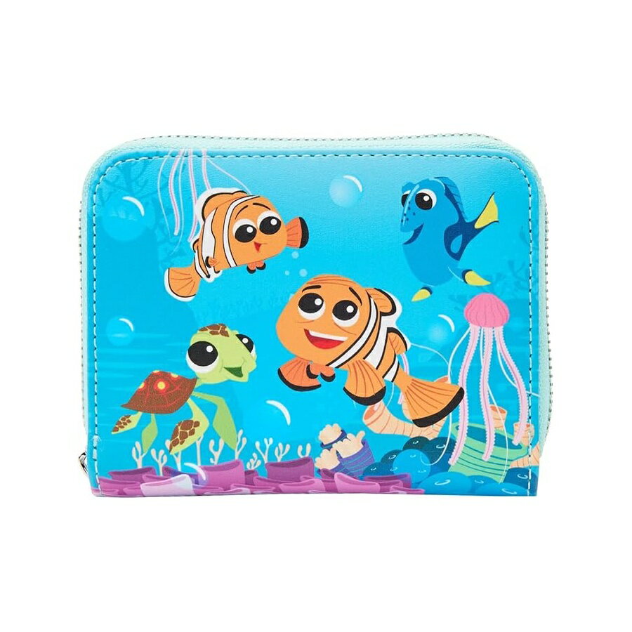 Rakuten - ラウンジフライ ディズニー ファインディング ニモ 20周年記念 ジップアラウンドウォレット Loungefly DIsney Finding Nemo 20th Anniversary Zip Around Wallet
