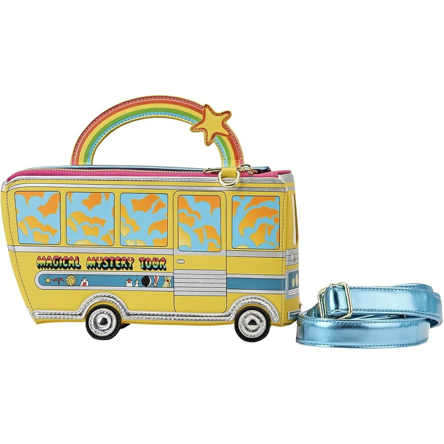 他の ラウンジフライ はこちら Loungefly Beatles Magic Mystery Tour Bus Crossbodyラウンジフライ ビートルズ マジック ミステリー ツアー バス クロスボディ発送までの目安5〜15日　営業日以内に発送※12月、連休等は物流が混雑し、遅延する場合がございます。予めご了承ください。 商　品　情　報 メーカー LOUNGEFLY 商品名（英語） Loungefly Beatles Magic Mystery Tour Bus Crossbody 商品名（翻訳） ラウンジフライ ビートルズ マジック ミステリー ツアー バス クロスボディ 商品詳細 ・バッグの寸法: 幅11インチ x 高さ6インチ x 奥行き5インチ・ラウンジフライ ビートルズ マジカル ミステリー ツアー バス クロスボディ バッグはビーガン レザー (ポリウレタン) で作られています。バッグには調節可能 (取り外し可能) ショルダー ストラップと光沢のあるゴールドのハードウェアが付いています。追加の機能には、アップリケ、レンチキュラー、蓄光性、プリントのディテールが含まれます。内側の裏地のコーディネートにご注意ください。・このバッグは、ビートルズの公式ライセンス製品です。 ※メーカーより頂いた商品説明を翻訳しております。翻訳による差異はご了承ください。 ◆ 様々なギフトシーンにぴったりの商品を豊富に取り揃えております ◆ プレゼント　ギフト　クリスマス　母の日　父の日　記念日　誕生日　お誕生日　誕生日プレゼント　敬老の日　記念品　結婚記念日　メモリアルギフト　お祝い　出産祝い　結婚式　結婚祝い　御祝　披露宴　引き出物　引出物　ウェディングギフト　ブライダルギフト　景品　賞品　コンペ景品　ゴルフコンペ　粗品　お中元　御中元　お歳暮　御歳暮　残暑見舞い　引越し　引っ越し祝い　引越し祝い　贈答品　入園祝い　入学祝い　卒業祝い　成人式　就職祝い　昇進祝い　定年退職記念　還暦祝い　卒業記念品　内祝　お返し　お礼　御礼　お祝い返し