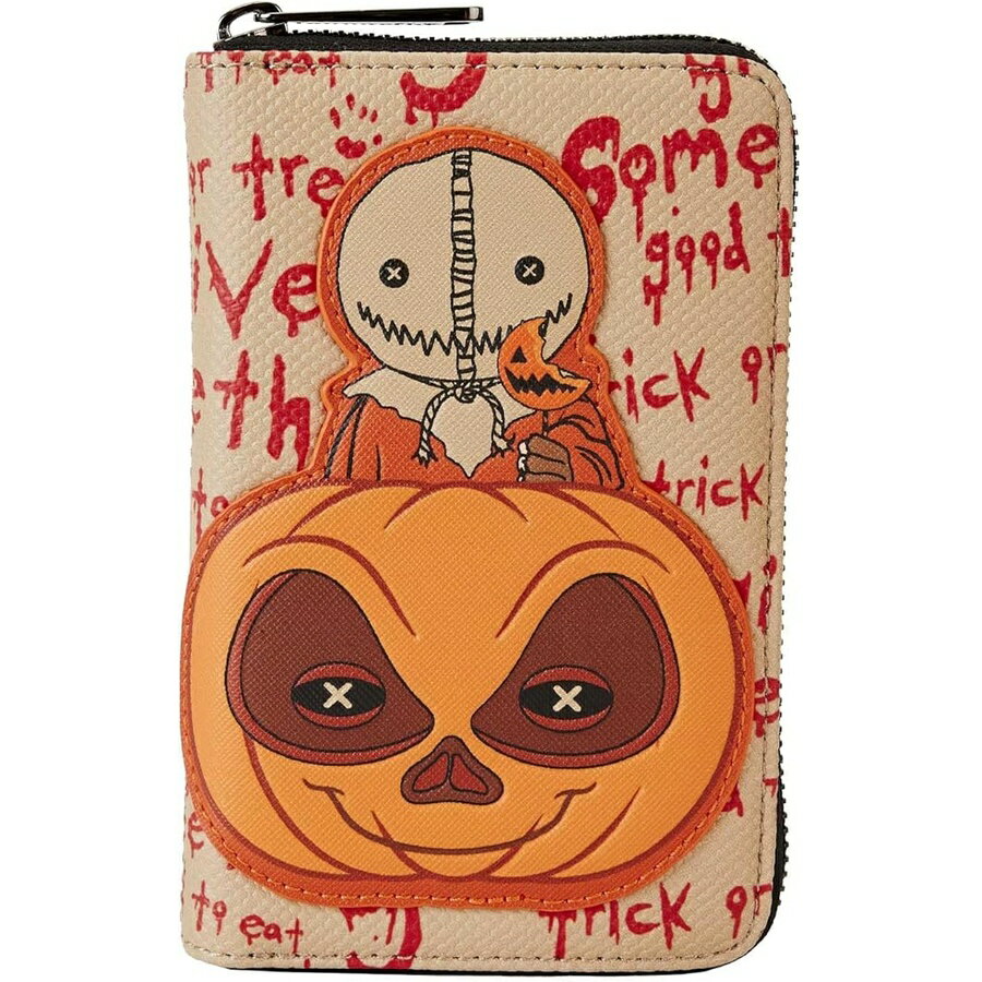 Loungefly ラウンジフライ Trick'r Treat サム パンプキン ジップアラウンド ウォレット Trick 'r Treat Sam Pumpkin Zip-Around Wallet