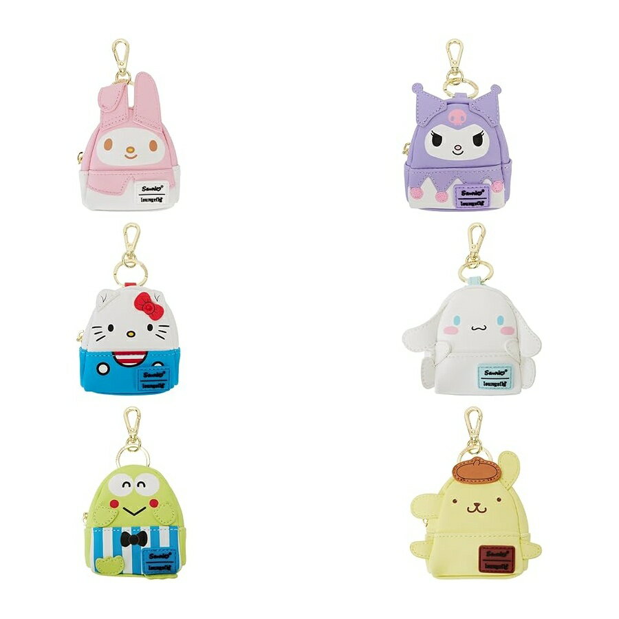 ラウンジフライ サンリオ ハローキティ 50周年記念 クラシックミステリーボックス キーホルダー Loungefly Sanrio Hello Kitty 50th Anniversary Classic Mystery Box Keychains