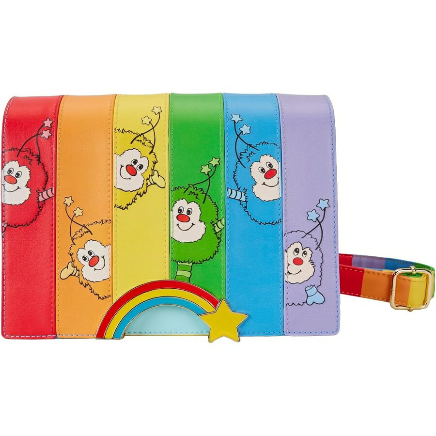 ラウンジフライ レインボー ブライト レインボー スプライト クロスボディ バッグ Loungefly Rainbow Brite Rainbow Sprites Crossbody Bag