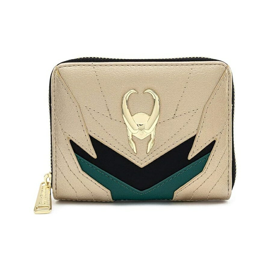 Loungefly マーベル ロキ クラシック コスプレ ジップアラウンドウォレット Loungefly Marvel Loki Classic Cosplay Zip Around Wallet