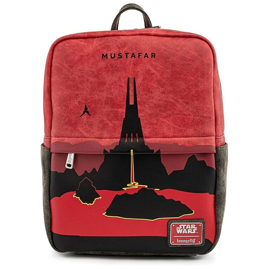 Loungefly Star Wars Lands Mustafar Square Women's Double Strap Shoulder Bag Purse